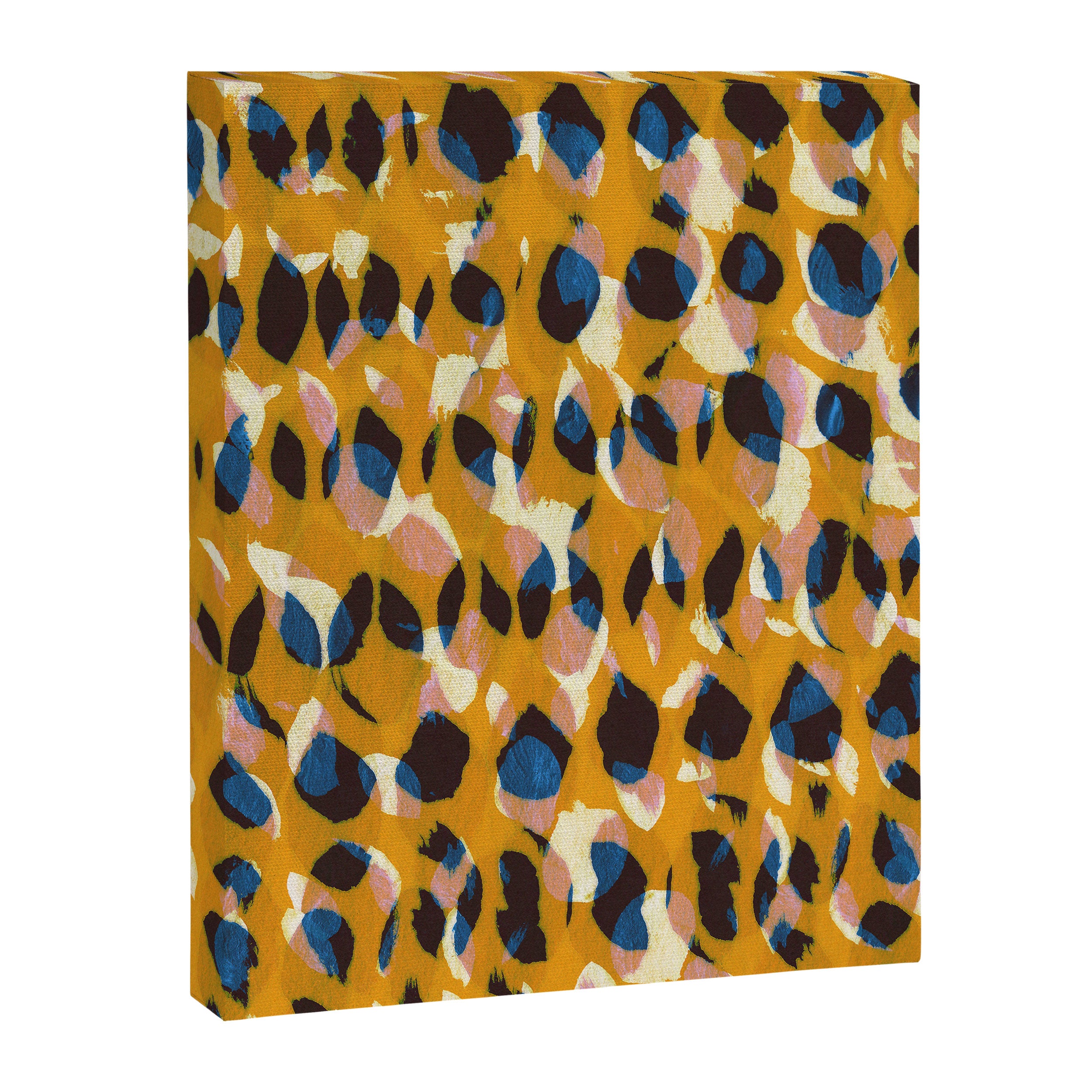Pure Strokes #2 / Orange, Pink & Blue Canvas Print Gallery Image 6