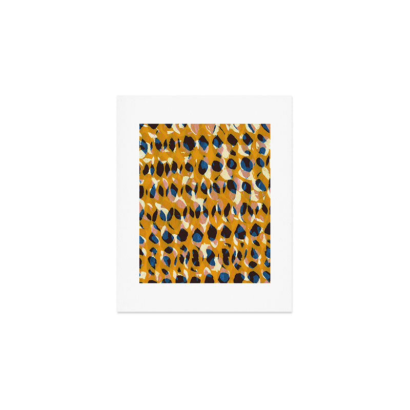 Pure Strokes #2 / Orange, Pink & Blue Art Print Gallery Image 1