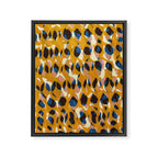 Pure Strokes #2 / Orange, Pink & Blue Framed Canvas Print Gallery Image 6