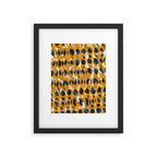 Pure Strokes #2 / Orange, Pink & Blue Framed Art Print Gallery Image 5
