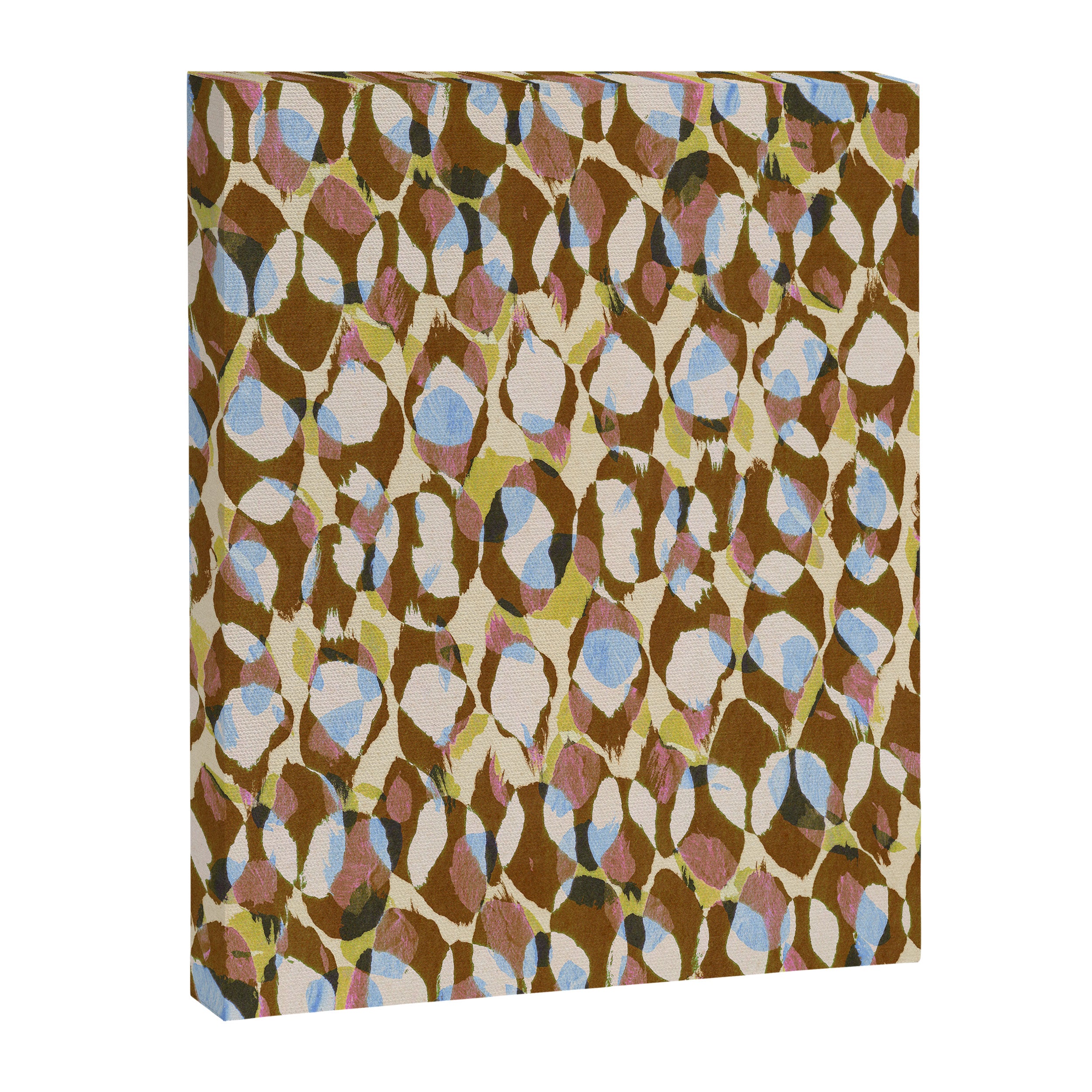 Pure Strokes #3 / Brown & Blue Canvas Print Gallery Image 6