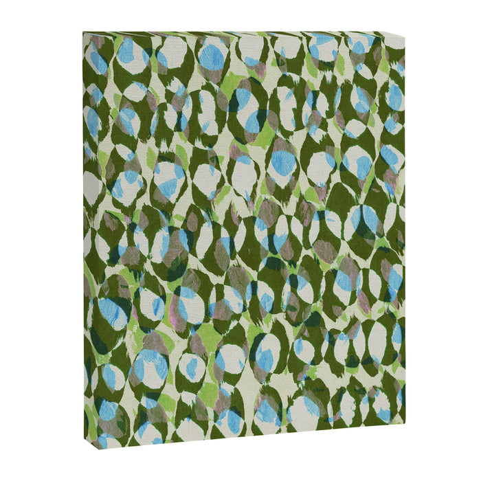 Pure Strokes #3 / Green & Blue Canvas Print Gallery Image 1