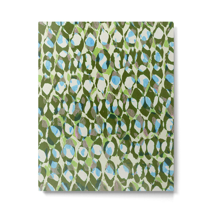 Pure Strokes #3 / Green & Blue Metal Print Gallery Image 1