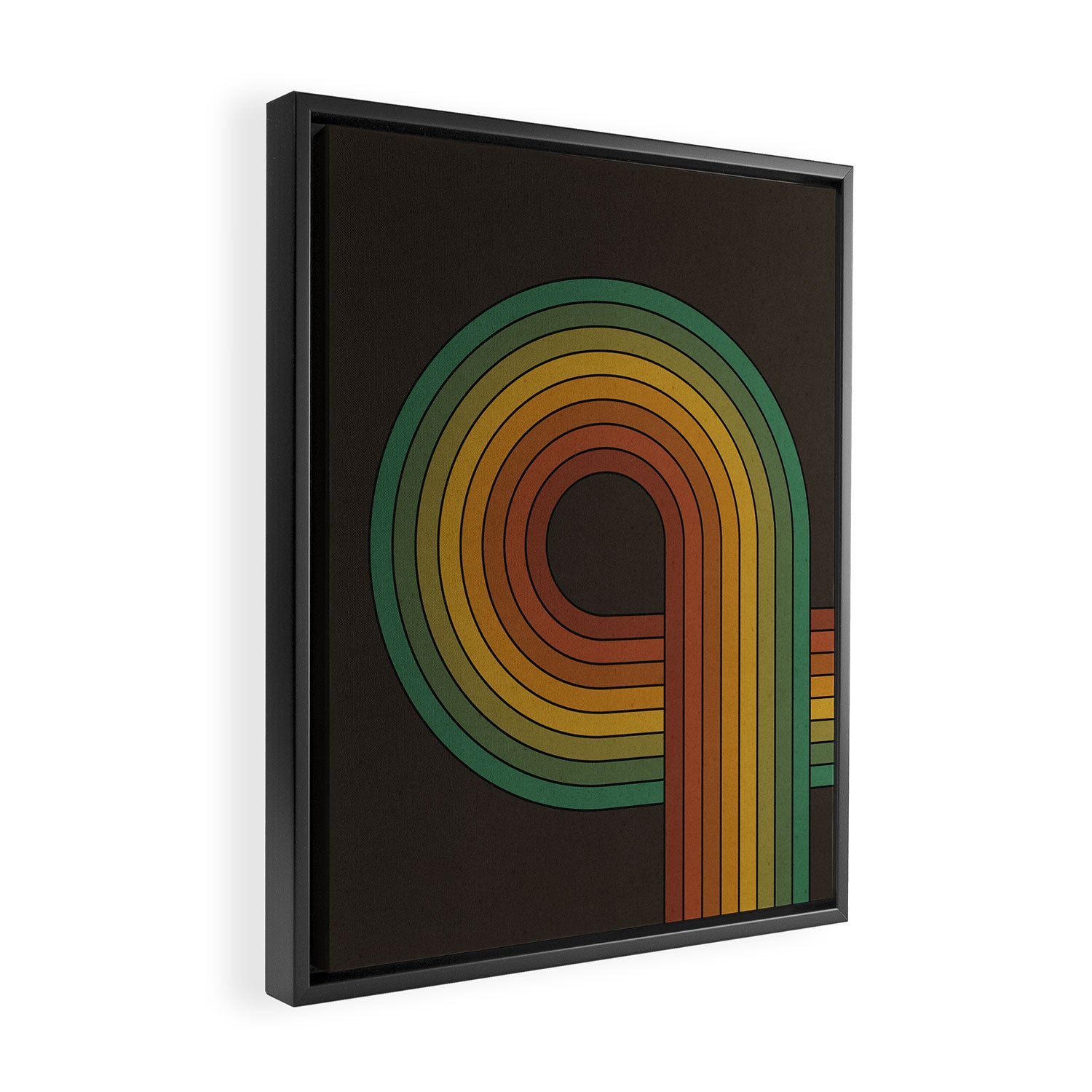 Rainbow Loop Framed Canvas Print Gallery Image 2