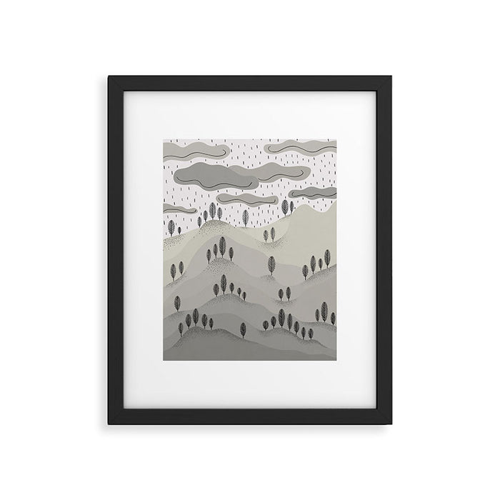 Rainy Day Framed Art Print Gallery Image 1