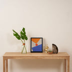 Red Circle #1 Framed Canvas Print Gallery Image 4
