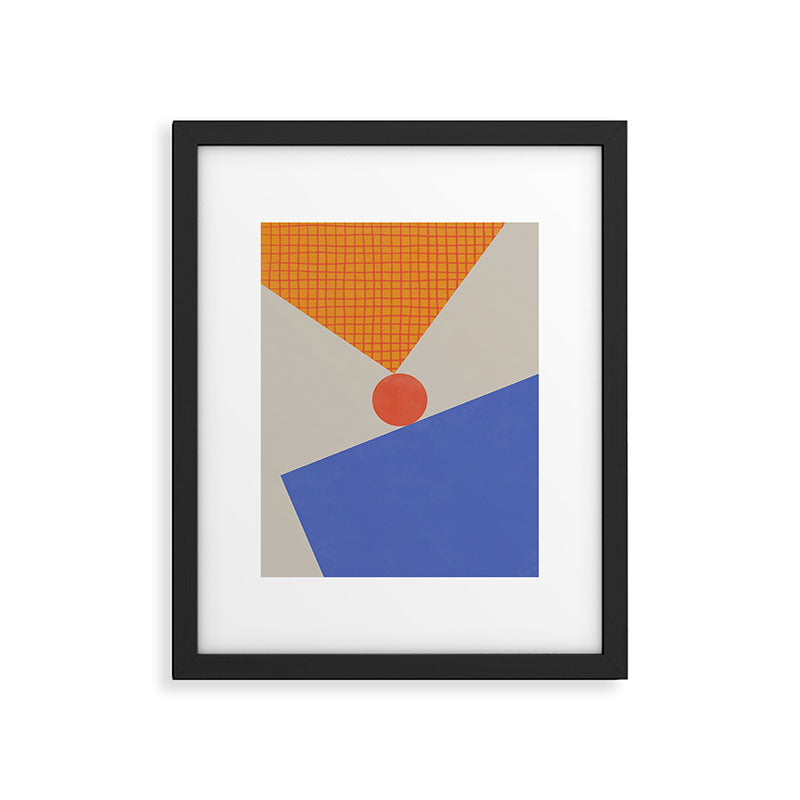 Red Circle #1 Framed Art Print Gallery Image 6