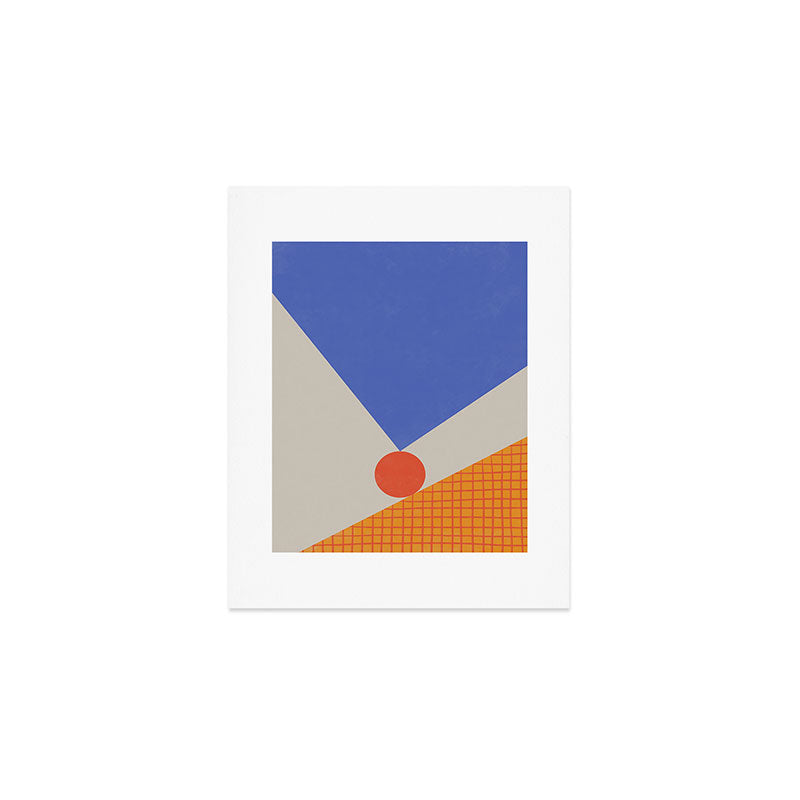 Red Circle #3 Art Print Gallery Image 1