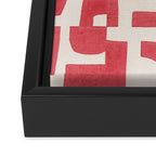 Red Puzzle Framed Canvas Print Gallery Image 3