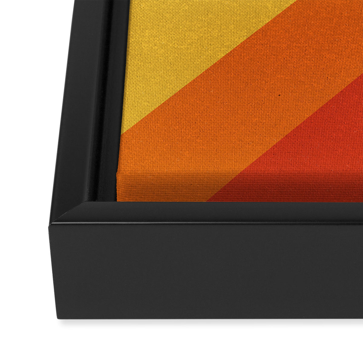 Retro 70s Color Palette II Framed Canvas Print Gallery Image 3