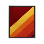 Retro 70s Color Palette II Framed Canvas Print Gallery Image 8