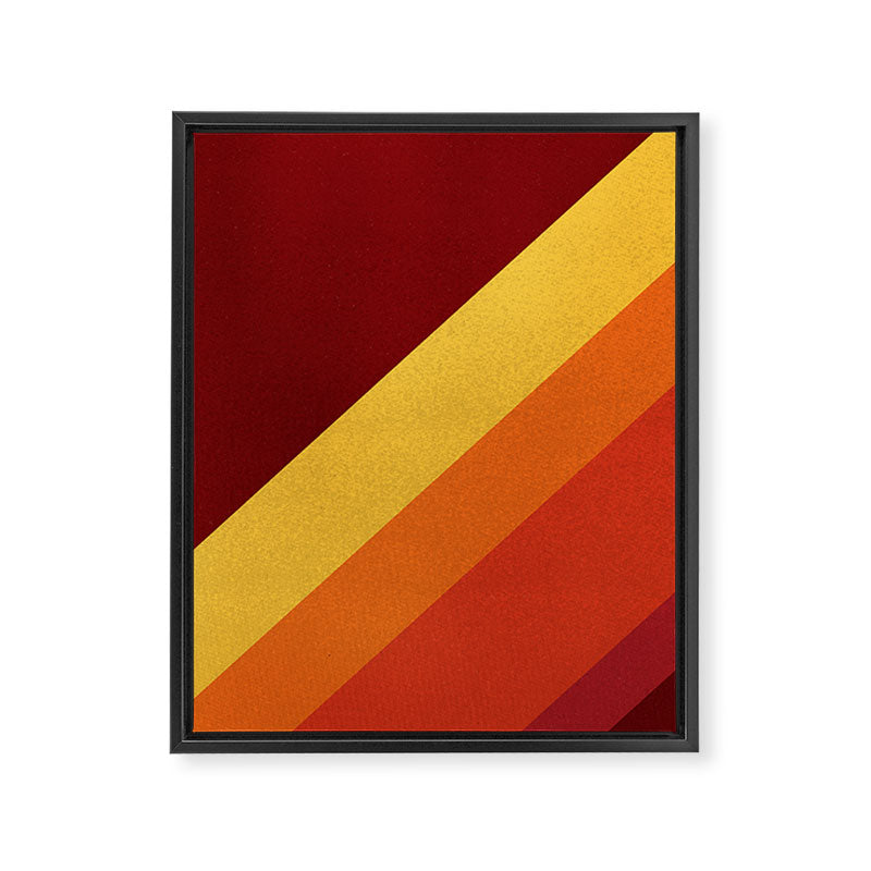 Retro 70s Color Palette II Framed Canvas Print Gallery Image 8