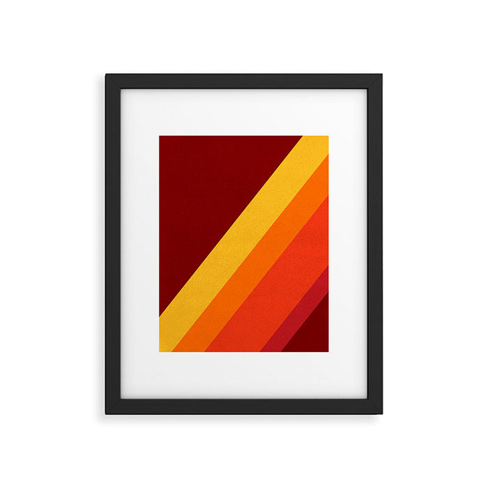 Retro 70s Color Palette II Framed Art Print Gallery Image 1