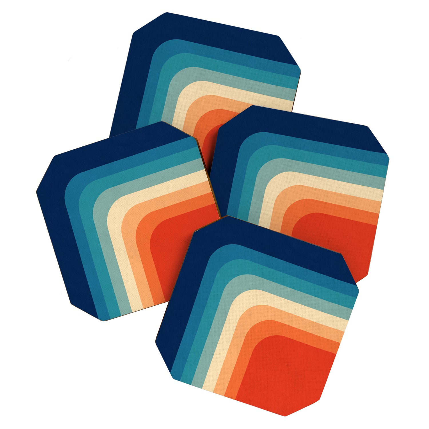 Retro 70s Color Palette III / 2 Coaster Gallery Image 1