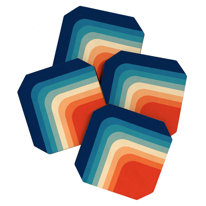 Retro 70s Color Palette III / 2 Coaster Gallery Image 1