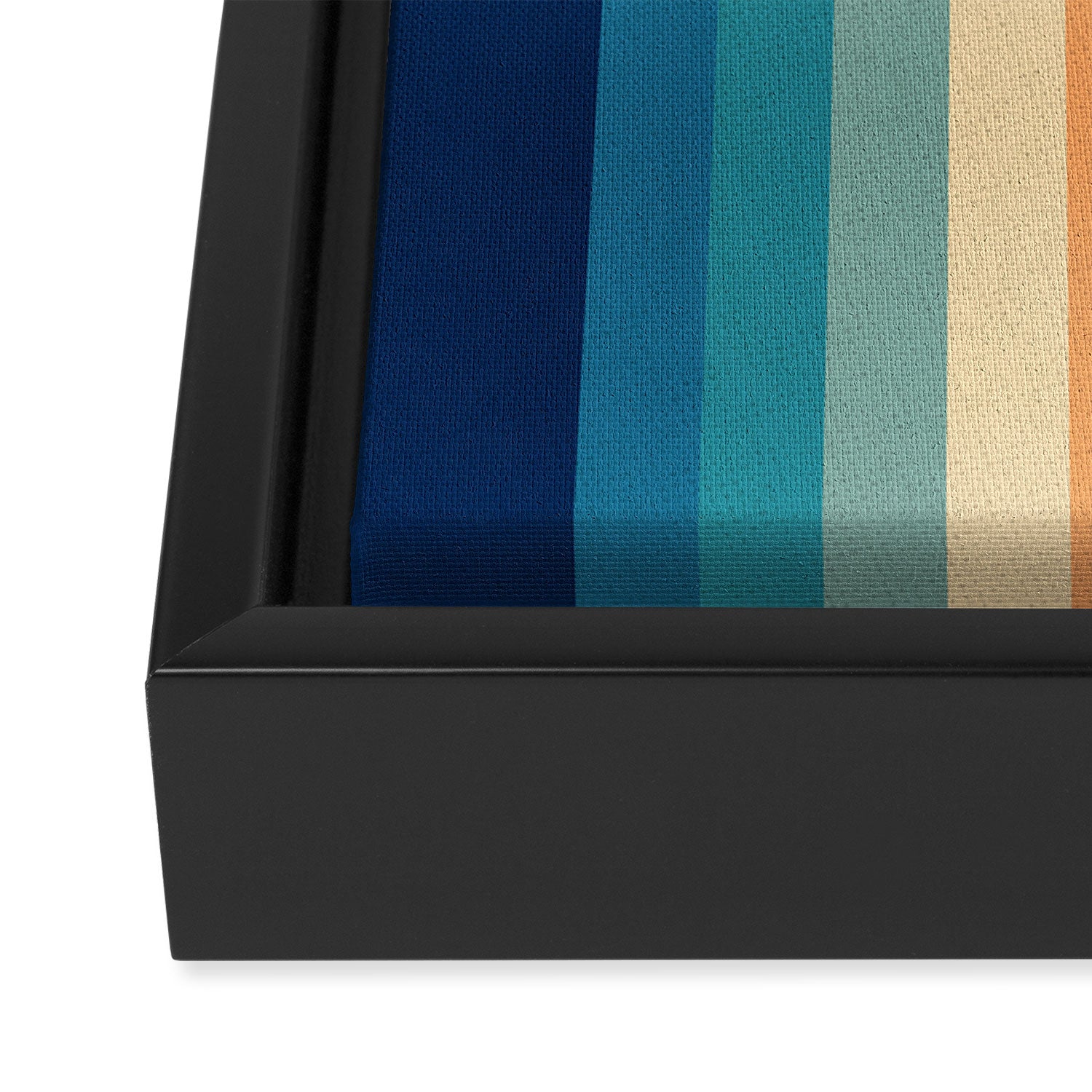 Retro 70s Color Palette III / 2 Framed Canvas Print Gallery Image 3