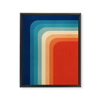 Retro 70s Color Palette III / 2 Framed Canvas Print Gallery Image 6