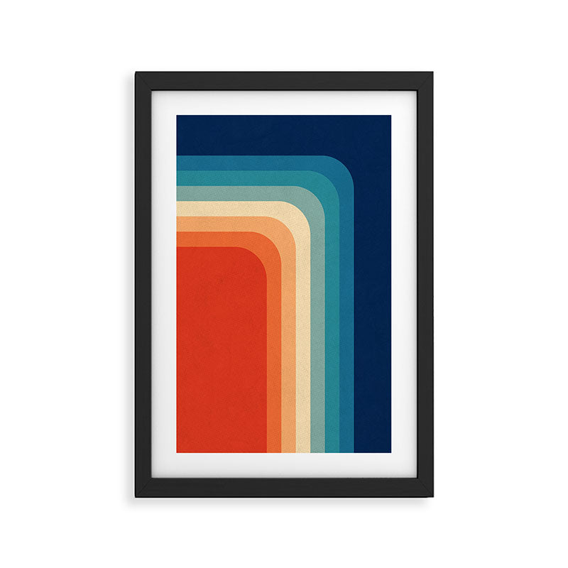 Retro 70s Color Palette III Framed Art Print Gallery Image 2