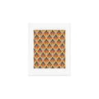 Retro Flower Pattern Art Print Gallery Image 1