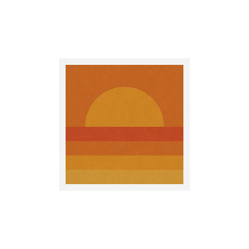 Retro Geometric Sunset Art Print Gallery Image 1