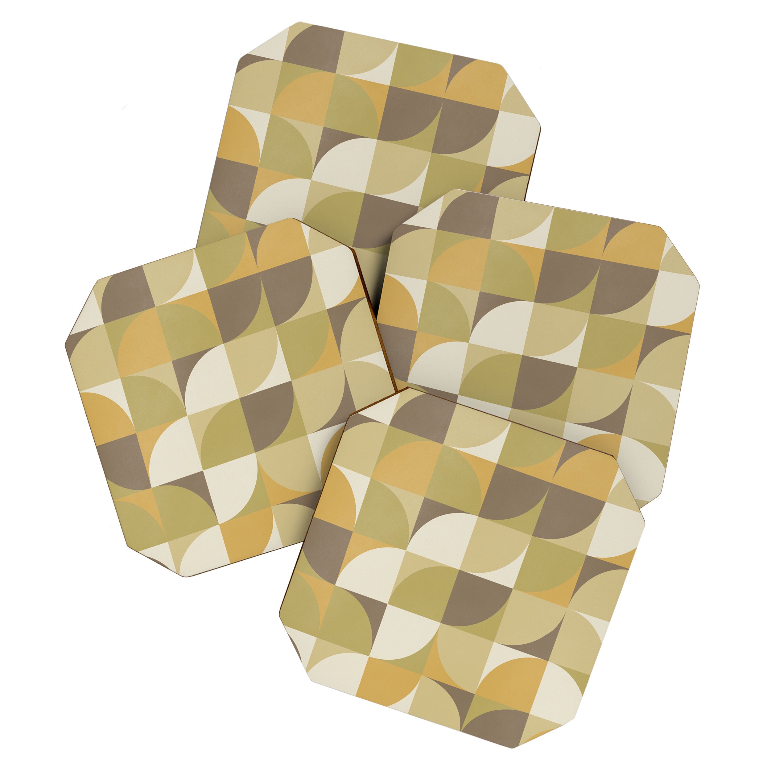Retro Geometry I Coaster Gallery Image 1