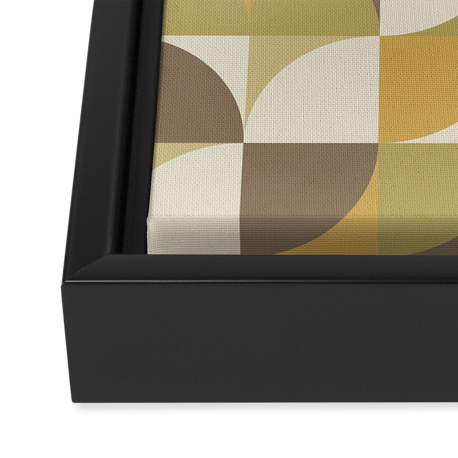 Retro Geometry I Framed Canvas Print Gallery Image 3