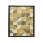 Retro Geometry I Framed Canvas Print Gallery Image 6