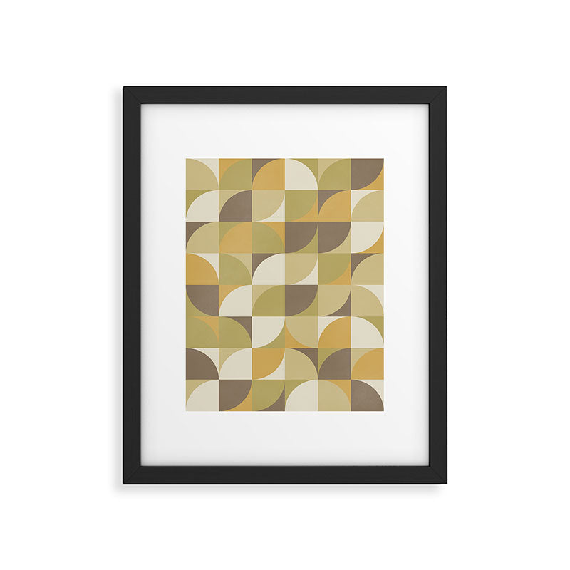 Retro Geometry I Framed Art Print Gallery Image 5