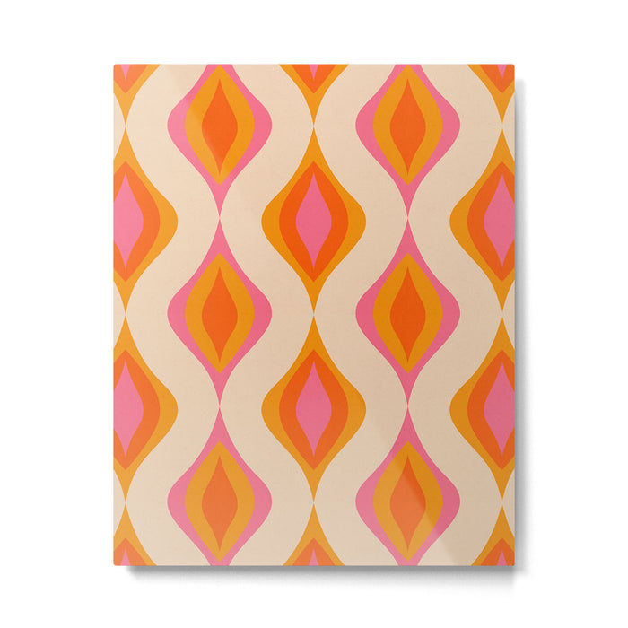 Retro Pattern #1 Metal Print Gallery Image 1