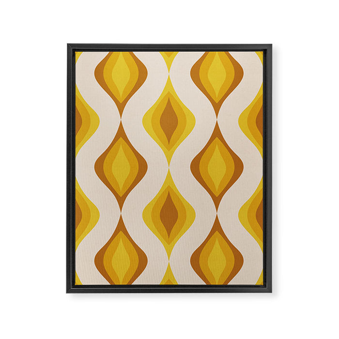 Retro Pattern #2 Framed Canvas Print Gallery Image 1