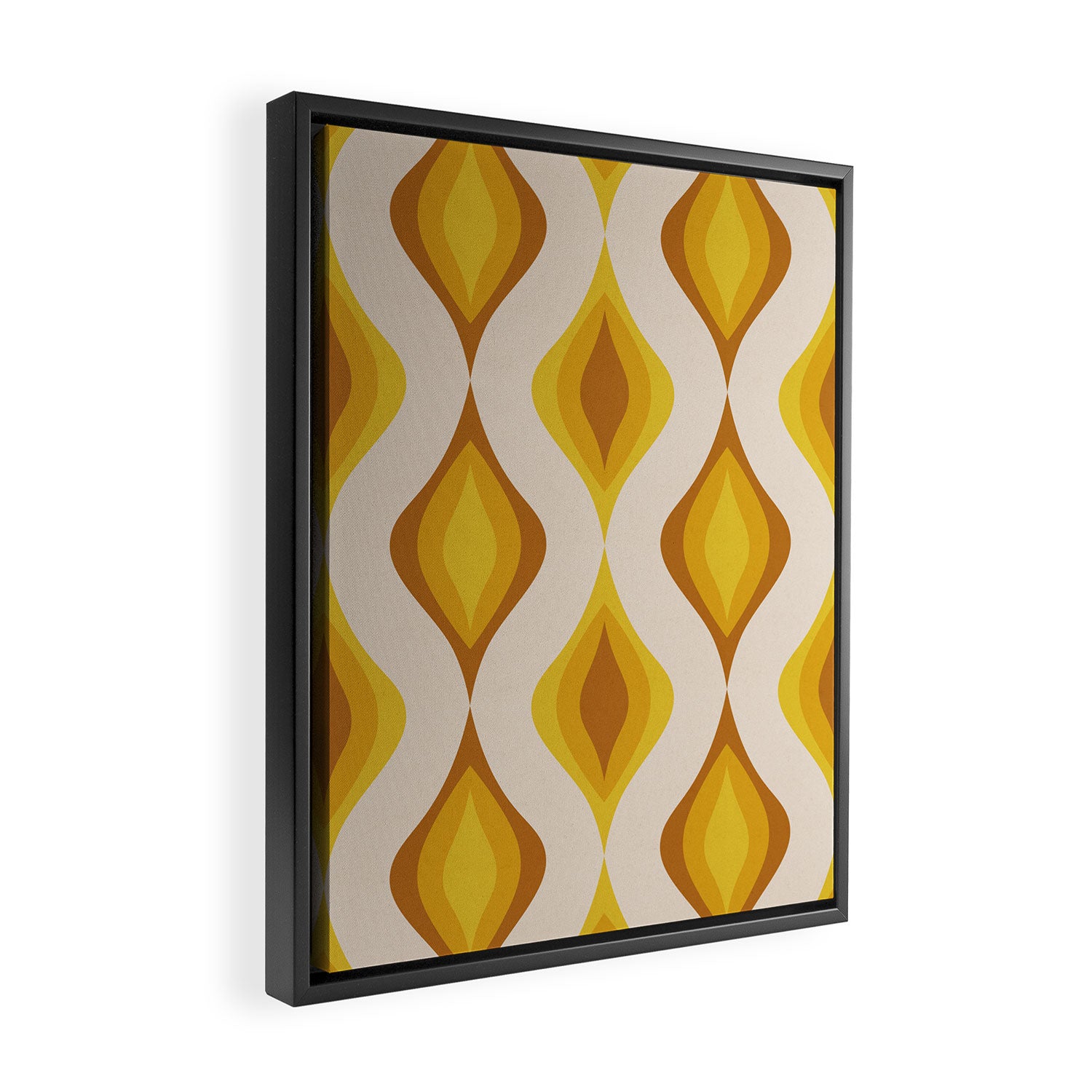 Retro Pattern #2 Framed Canvas Print Gallery Image 2