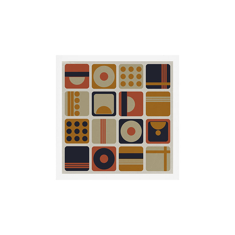 Retro Shapes Art Print Gallery Image 1