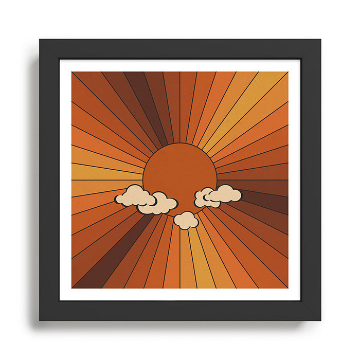 Retro Sunshine Framed Art Print Gallery Image 1