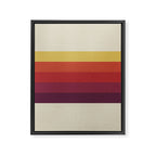 Retro Video Cassette Color Palette Framed Canvas Print Gallery Image 6