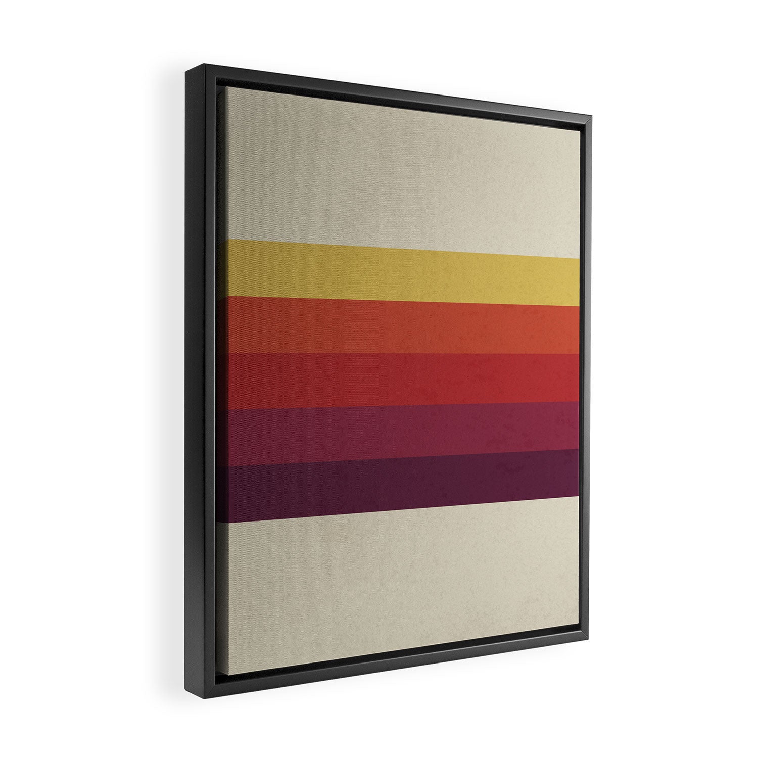 Retro Video Cassette Color Palette Framed Canvas Print Gallery Image 2