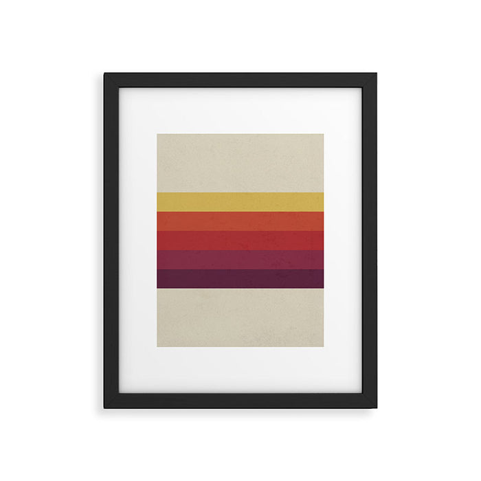 Retro Video Cassette Color Palette Framed Art Print Gallery Image 1