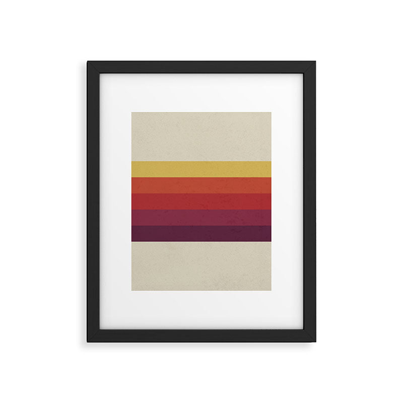 Retro Video Cassette Color Palette Framed Art Print Gallery Image 5