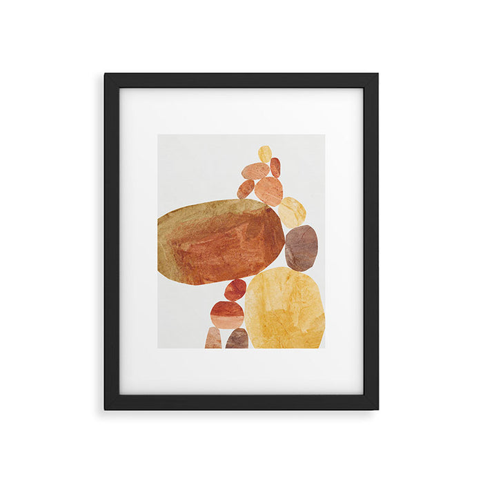 Rock Balancing #2 Framed Art Print Gallery Image 1