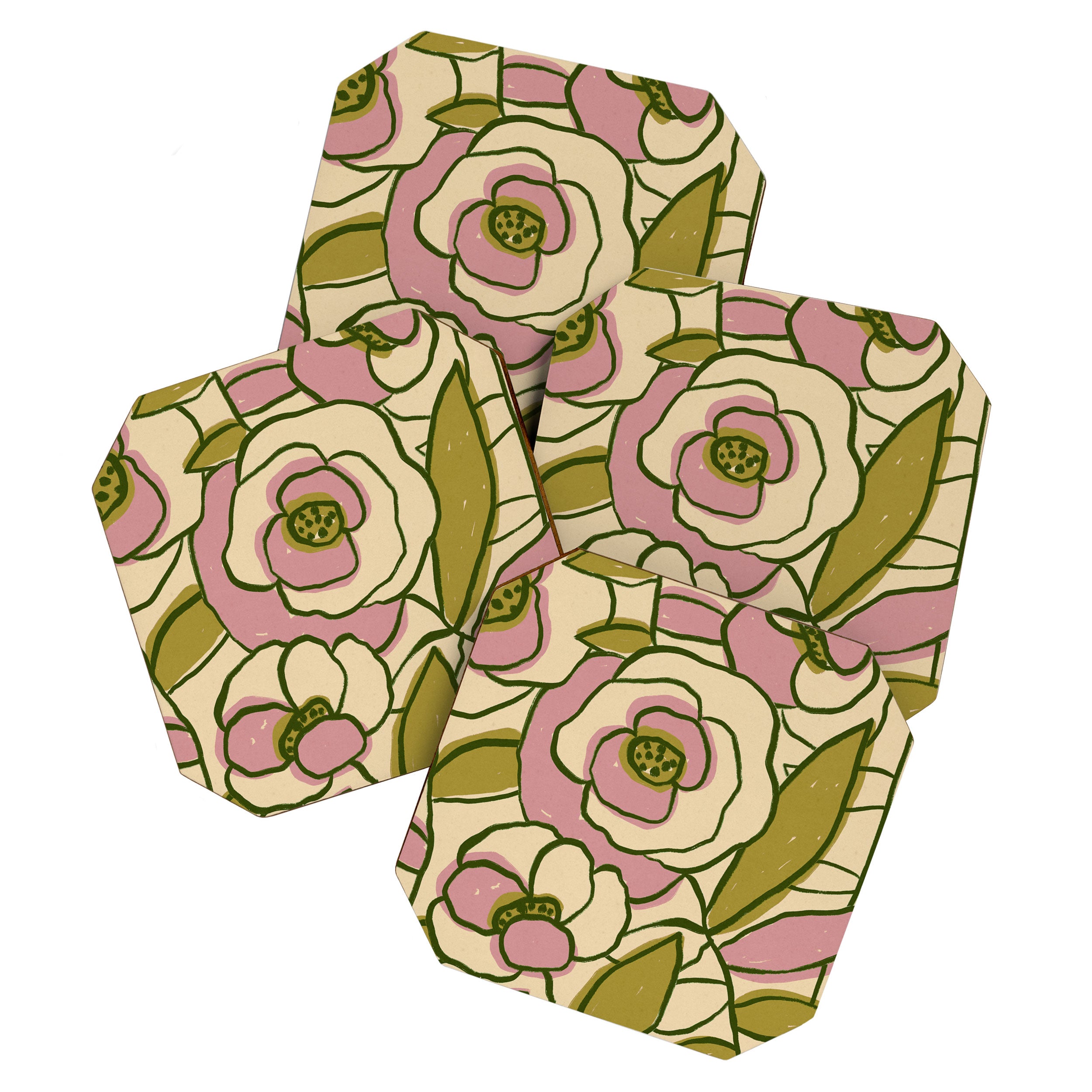 Rose Garden #1 Coaster Gallery Image 1