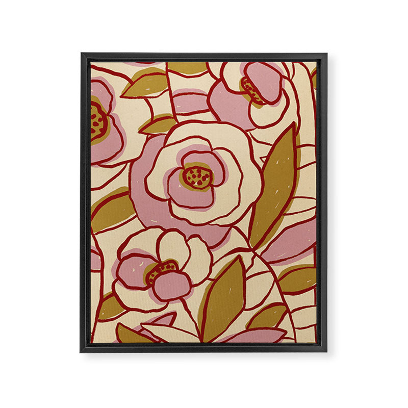 Rose Garden #2 Framed Canvas Print Gallery Image 6