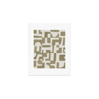 Sage Green Puzzle Art Print Gallery Image 1