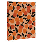 Seamless Citrus Pattern / Oranges Canvas Print Gallery Image 3