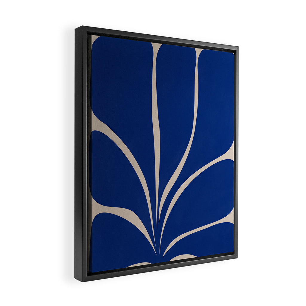 Seven Leaf Plant - 3/3 Framed Canvas Print Gallery Image 2