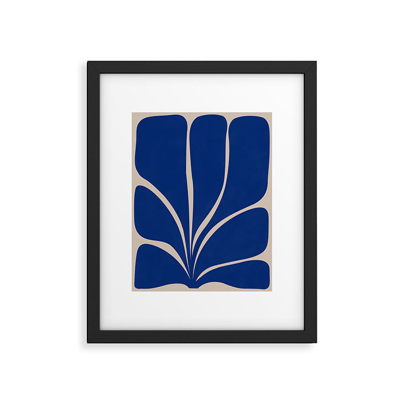 Seven Leaf Plant - 3/3 Framed Art Print