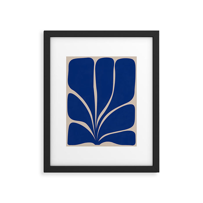 Seven Leaf Plant - 3/3 Framed Art Print Gallery Image 1