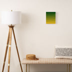 Shades of Grass - Gradient between Lime Green and Bright Yellow Canvas Print Gallery Image 2
