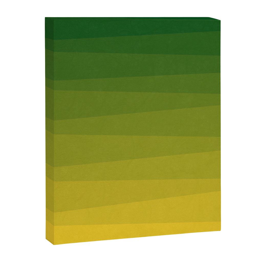 Shades of Grass - Gradient between Lime Green and Bright Yellow Canvas Print Gallery Image 8