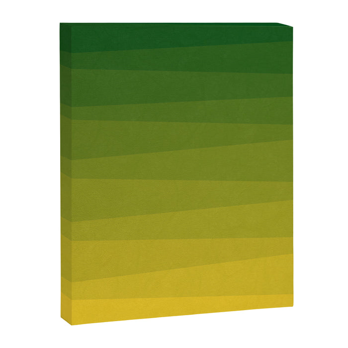Shades of Grass - Gradient between Lime Green and Bright Yellow Canvas Print Gallery Image 1