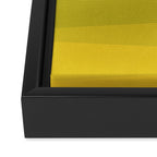 Shades of Grass - Gradient between Lime Green and Bright Yellow Framed Canvas Print Gallery Image 3