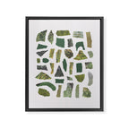 Shades of Green Framed Canvas Print Gallery Image 6
